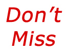 Don't Miss